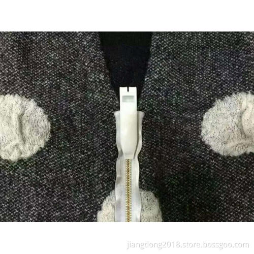 Penutup Ritsleting Plastik Putih